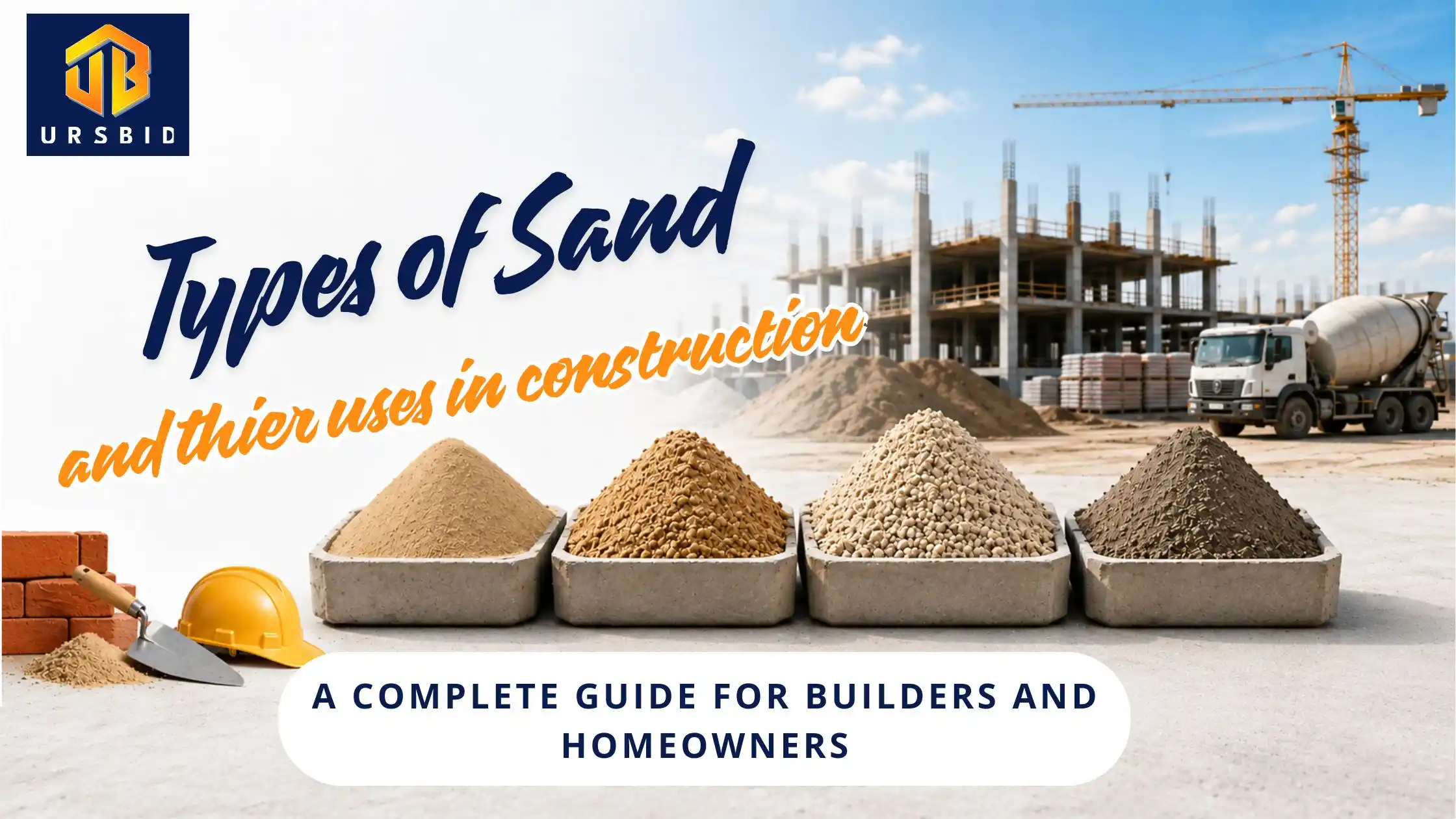 Types of Sand Used in Construction and Their Uses